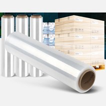 사무실이사 박스적재 4개입 질긴 스트레치필름 파레트포장 롤포장지 비닐롤, G18 공업용랩 4P