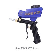 녹제거기 미니 에어 치퍼 치즐 휴대모래 중력 Sandblasting 총 안티 녹 DIY Anti-Rust 블라스팅 공압 모래, 02 B