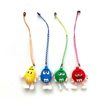 골프 티걸이 m&m 캐릭터 분실방지 티홀더 캐디 꽂이, 레드