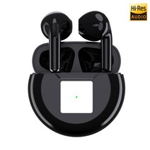 샤오미-에어 버드 4 프로 TWS 블루투스 헤드폰 게이머 헤드셋 HIFI 사운드 음악 무선 이어폰 마이크가 있는, 02 Black