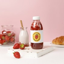 그로우글로우 딸기청 (생딸기다이스 포함) 500ml / 1병