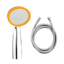 YBK 수압상승 절수 맛사지효과 샤워기 헤드 &메탈샤워호스 2M 세트, 4번