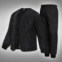 [당일출고] 겨울용 방한복세트 빅사이즈 브이넥 깔깔이 세트 (DA011&DA010)