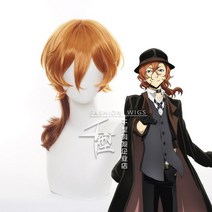 수영강사슈트 서핑 잠수복 해녀복 Bungou stray dogs 남성 여성 chuuya, 전용 가발, s