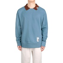 미하라야스히로 22FW 블루 카라 긴팔 티셔츠 J09PO523 BLUE