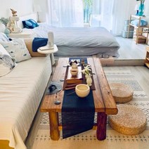 원목 상판 8인용 고재 테이블 오래된 나무 느릅나무 고제 대형 옵션1번, 조립하다., 1.4m 너비 55 정도, 1.4m 너비 55