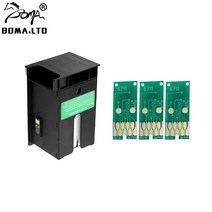 T6711 Epson WF 용 폐 잉크 유지 보수 상자 7721 L1455 ET-16500 3010, [02] BTank and 3PC Chip
