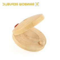 유치원음악교구 원목캐스터네츠 핑거짝짝이 악기완구 케스터네츠 장난감