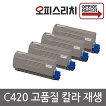 신도리코 C420 프리미엄재생토너, 1, 노랑