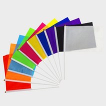 운동회깃발 체육대회 응원도구 응원기 청기백기 여행 워크샵 단체, 옐로우