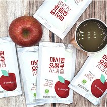 클라스가 다른 신선한 오땡큐 착즙 사과즙 80ml x 30포 60포 100포 (택배박스)