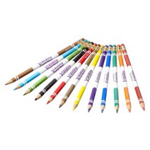 crayola 미술 수업 부드러운 지워지는 색연필 12색 세트 어린이 졸업선물