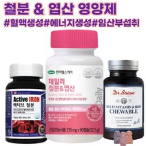 한미 철분 변비없는 철분제 임산부 헴철 부족 효능 복용법, 선택1_데일리 철분&엽산