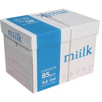 밀크 A4 85g 복사용지 1BOX 2500매/A4용지/복사지, 상세페이지 참조