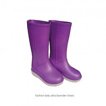 자체브랜드 산스타 MADEIN KOREA PVC 패션 울트라 라벤더장화