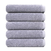 수건하다 고급 호텔 수건 170g 30수 코마사 5매 10매, 라이트그레이, 5장