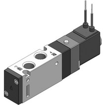 KCC 공압솔레노이드밸브(5포트) KS210D-220V 627-0595, 1