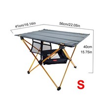 캠핑 야외용 접이식 테이블피크닉 실용적인 접는 초경량 용품 옥스포드 알루미늄 합금, 02