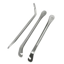 자전거 정비 다기능 룰렛 수리 타이어 사이클링 자전거 타이어 프라이 바 스틱 금속 타이어 레버 오프너 수리 도구 자전거 액세서리, 02 black