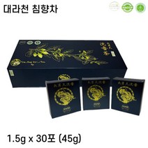 베트남산 100% 식약처인증 특허 대라천 베트남 25년산 침향목 침향차 1.5g x 30포 (45g), 30개, 10개