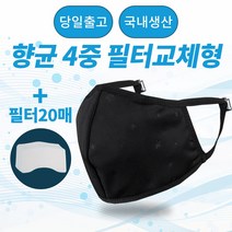 마스크 편한 입체 필터마스크 남녀공용 교체필터 포함 구성 조이할리, 6개, 6개
