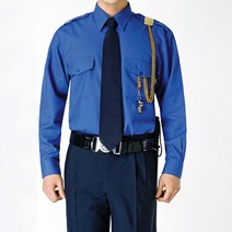 [AACE-112C] 에이스 경비복 셔츠 상하분리형 근무복 유니폼 상의 M~3XL, 110