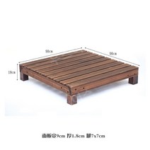 시골정자 야외 바베큐장 원두막 평상 마루 원목 옥상 정원 휴식 낮잠 캠핑 옥탑방, B.높이 90x90x18