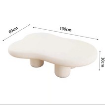 구름 거실 소파 커피 테이블 사이드 모던 심플 화이트, 집회, 화이트 SS