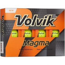 Volvik 마그마 골프공, Yellow, Large