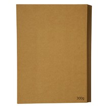 코히모 크라프트지 소포지 포장지 A4 3W077, 300g, 50P
