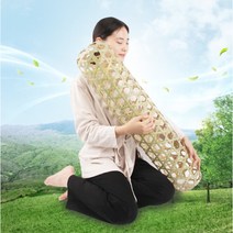 [제이케이스포츠] 고급형 담양 대나무 죽부인(중) 대자리 여름쿠션 롱배게, 필수선택:대나무 죽부인(중)