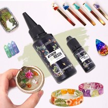 미니를사랑하는사람들 네일 레진공예 UV레진 하드타입 중점도 60ml, 10g
