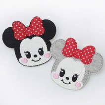 [펠트친구] 큐티미니마우스와펜, 블랙