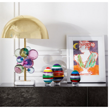 인테리어스탠드 조나단애들러 버블 크리스털 골드스탠드 북유럽감성 미니멀 단스탠드, 컬러 수정 구슬 대형 푸시 버튼 스위치, 상세페이지 참조