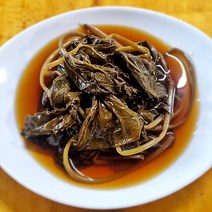 강원도 양구산 곰취로 만든 수제 곰취 장아찌 500g 한배꼽 밥도둑