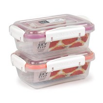 예스미-(838132) 스카이킵 직사각(소)밀폐600mlX2P