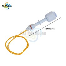 수위센서 수위 플로트 스위치 컨트롤러 PP 액체 레벨 센서, 75MM, 1개