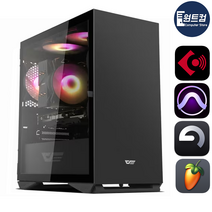 원트컴 음악작업 미디 작곡용 큐베이스 컴퓨터, 음악편집용02, SSD 1TB 변경+하드 2TB 추가, 윈도우 11 홈, 큐베이스 사양.02, SSD 1TB변경+HDD 2TB추가