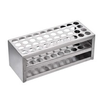 14MM 40 홀 알루미늄 테스트 튜브 랙 다기능 실험실 테스트 튜브 홀더 실험실 장비, 보여진 바와 같이, 하나