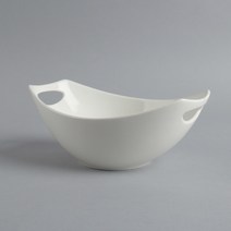 손잡이 타원볼 2호(28x19x12cm) 부페볼 케이터링 샐러드볼
