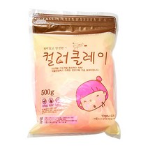 대한산업 컬러클레이 대용량 지퍼형, 하늘, 1개