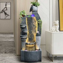 실내분수대 가습기 분수 폭포 안개 발생기 장식용, 7892L-B 높이 170CM