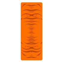 고무 pu 요가매트 피트니스 미끄럼방지 타이거의 해 기념 땀흡수 피트니스 매트 무늬, 호피 오렌지