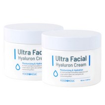 (2개)푸드어홀릭 울트라 훼이셜 히알루론 크림 100ml, 2개, 옵션선택