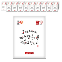 해피데이 온기 포켓용 핫팩 100g, 30개