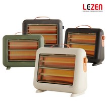 [르젠] 2단 석영관 전기히터 LZHQ-2200S, 그린