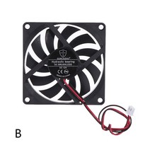 견고한 8010 DC 냉각 팬 오일 사일런트 5V12V24V 노트북 브러시리스 산업용 신제품, B 12V