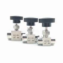 보일러배관 보일러밸브 1/8 "1/4" 3/8 BSP 동등 암나사 SS 304 스테인레스 스틸 유량 제어 차단, 01 1/2