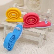 달팽이 문닫힘 방지 안전 도어 스토퍼 3개입 문콕방지 손가락 끼임 방지, 랜덤3개