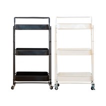 루마루 코리아 원터치 3단 폴딩 트롤리, 블랙